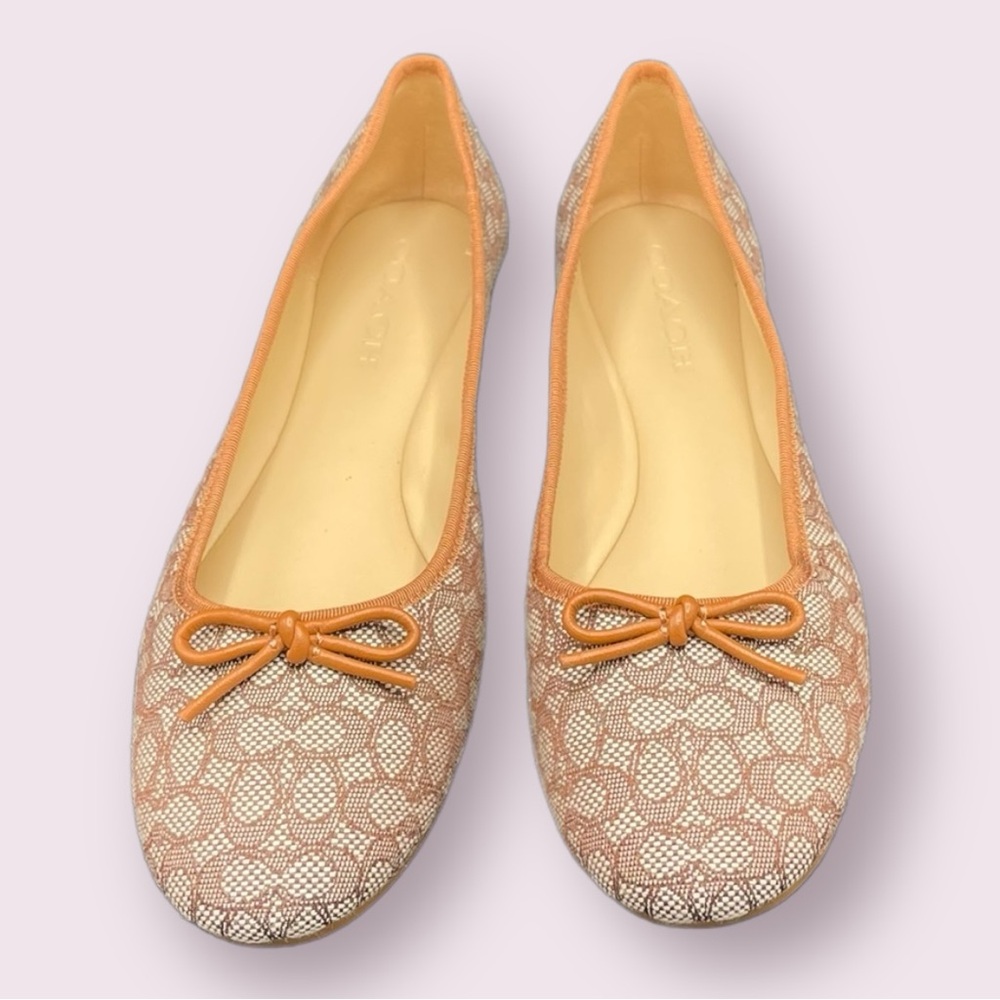 COACH Abigail Ballerina Flats NWOT